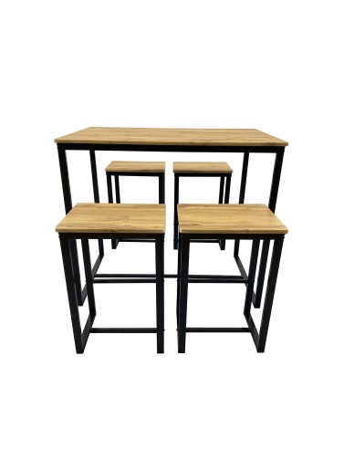 KITCHEN TABLE WITH 4 CHAIRS MODEL GAEL