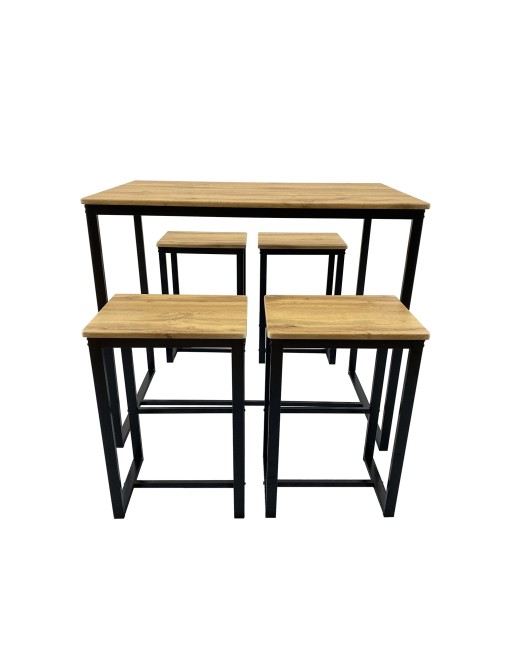 MESA DE COCINA CON 4 SILLAS MODELO GAEL