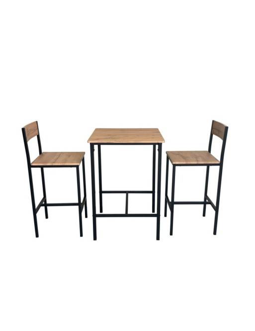JUEGO DE MESA CON 2 SILLAS MODELO LATERO JUEGO DE MESA CON 2 SILLAS MODELO LATERO