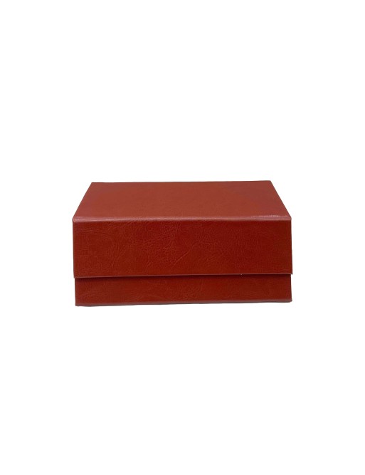 FUNDA PARA DOS GAFAS MODELO POLIPIEL TERRACOTA