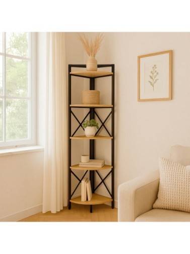 CORNER SHELF WITH 5 SHELVES ANDINA MODEL