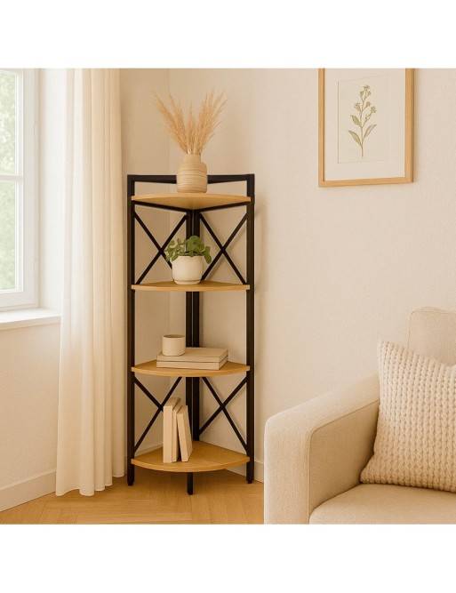 CORNER SHELF WITH 4 SHELVES ANDINA MODEL CORNER SHELF WITH 4 SHELVES ANDINA MODEL