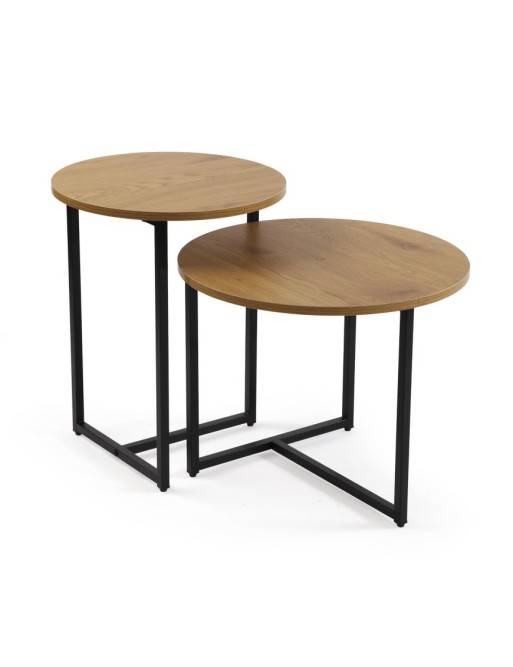RIVO BLACK COFFEE TABLE SET RIVO BLACK COFFEE TABLE SET