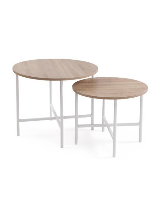 WHITE MAITE COFFEE TABLE SET