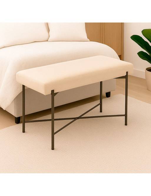 BEIGE NILO END BED BENCH