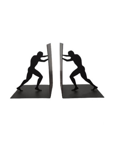 WRESTLING METAL BOOKENDS