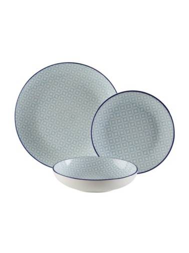 18-TEILIGES BESTECK-SET, MODELL NARA,