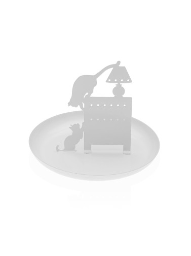 METAL JEWELRY BOX MODEL CATS WHITE