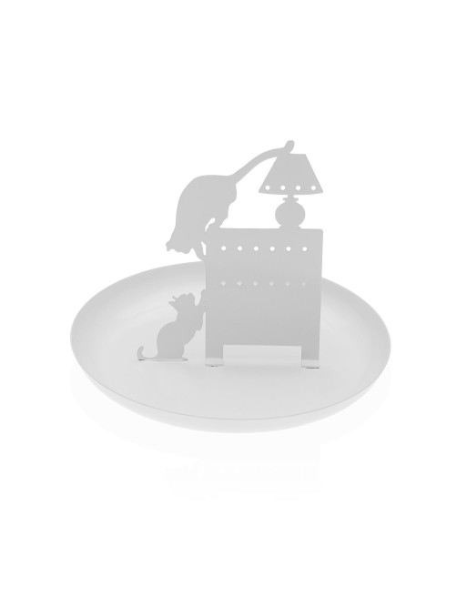 METAL JEWELRY BOX MODEL CATS WHITE