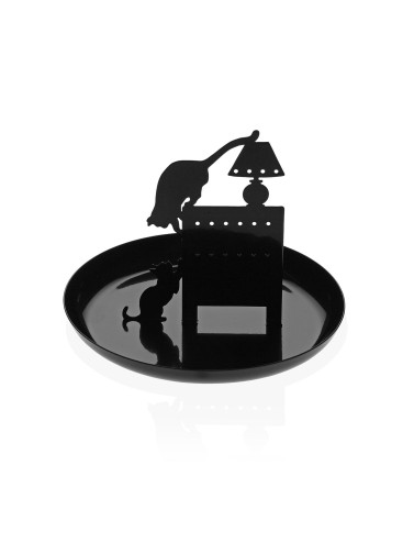 BOÎTE À BIJOUX EN MÉTAL MODÈLE CHATS NOIRS