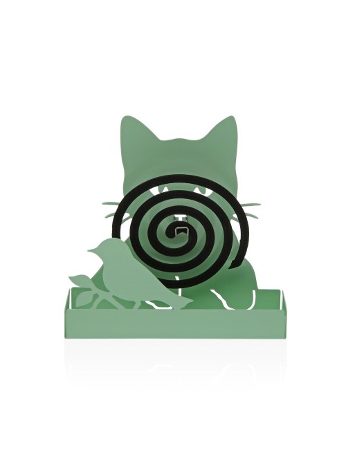 ANTI-MÜCKEN-SPIRALHALTERFIGUR KURO GRÜNES KATZENMODELL