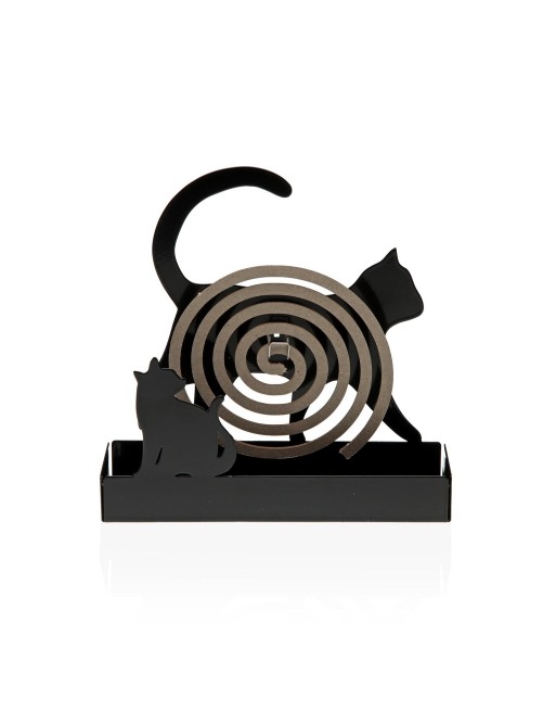 ANTI-MÜCKEN-SPIRALHALTERFIGUR MISO-KATZE SCHWARZ