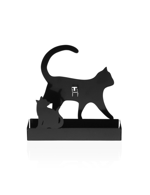 ANTI-MOSQUITO SPIRAL HOLDER FIGURE MISO CAT BLACK ANTI-MOSQUITO SPIRAL HOLDER FIGURE MISO CAT BLACK