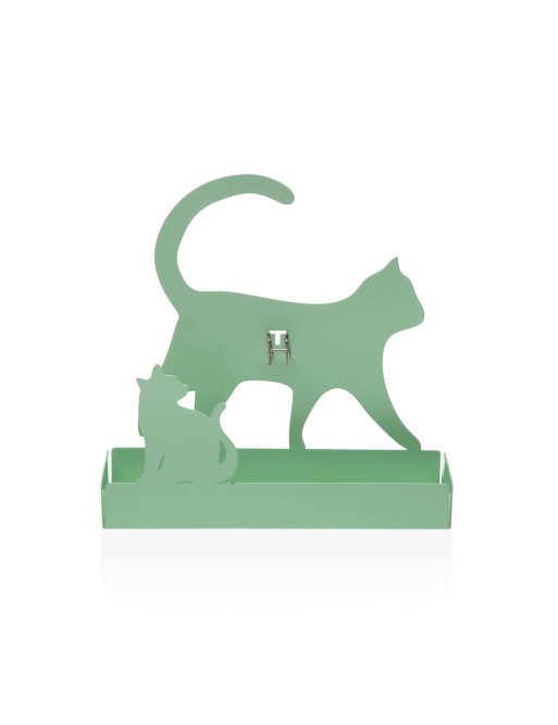 FIGURA PORTA ESPIRAL ANTIMOSQUITOS MODELO GATO MISO VERDE