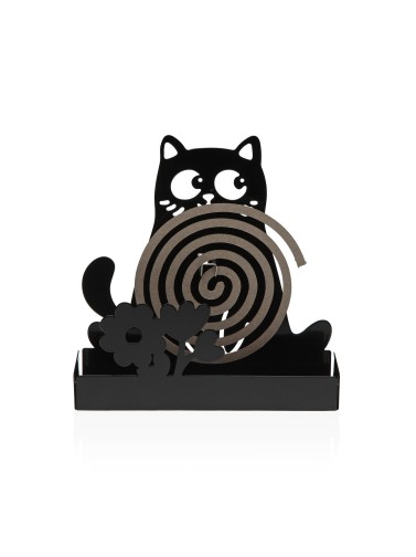 SPIRAL HOLDER FIGURE ANTI-MOSQUITO MODEL MISO CAT BLACK