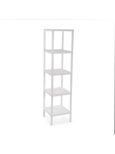 WHITE 5-SHELF UNIT