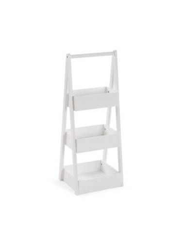 WHITE 3-SHELF UNIT