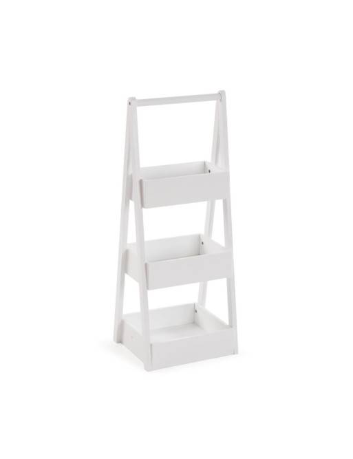 WHITE 3-SHELF UNIT