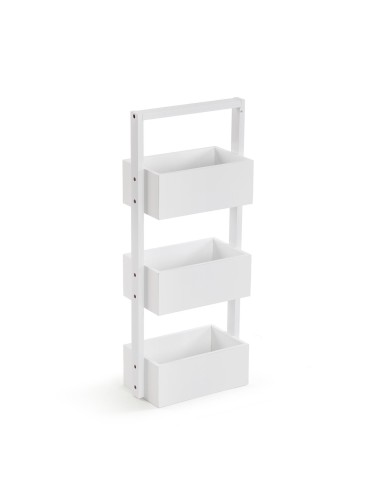 BATHROOM FURNITURE WITH 3 SHELVES MODEL PLEN WHITE