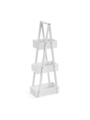 BADEZIMMERREGAL MIT 3 TABLETTS MODELL PLEN WEISS