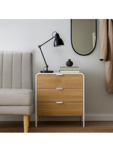 DRAWER UNIT WITH 3 DRAWERS MODEL ZYANA WHITE