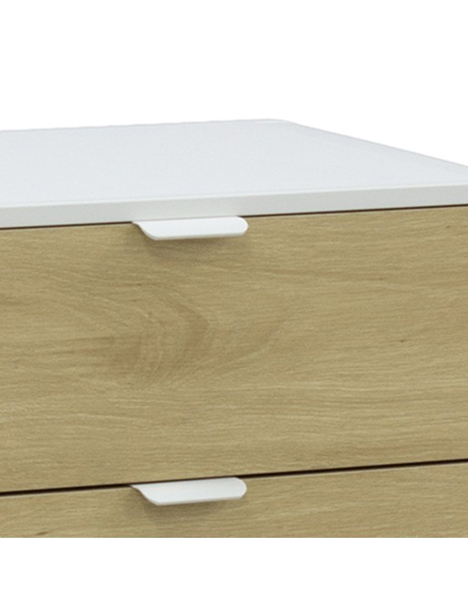 CAJONERA CON 3 CAJONES MODELO ZYANA BLANCA