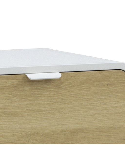 NACHTTISCH MIT 2 SCHUBLADEN MODELL ZYANA WHITE