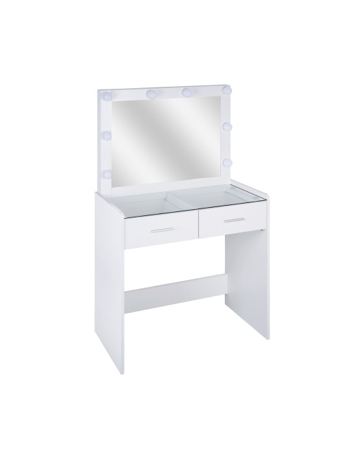 DRESSING TABLE WITH LED LIGHTS MODEL DREAMY WHITE