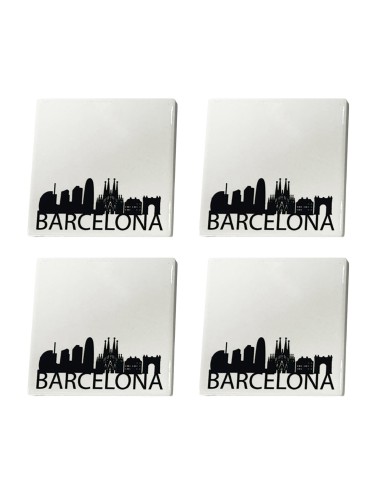 SET AUS 4 MODELLEN BARCELONA CITY COASTERS