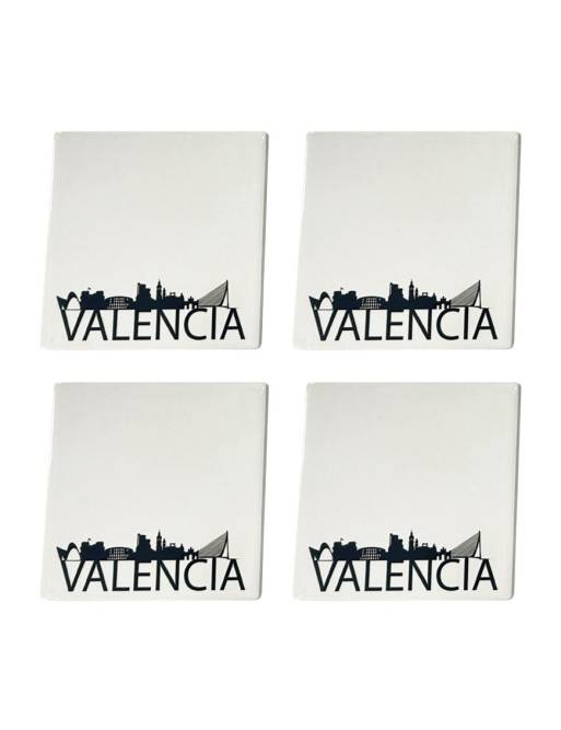 SET OF 4 VALENCIA CITY MODEL COASTERS SET OF 4 VALENCIA CITY MODEL COASTERS