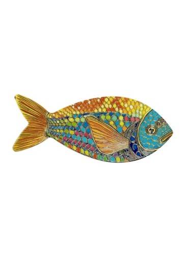 MOSAIC FISH TABLE MAT