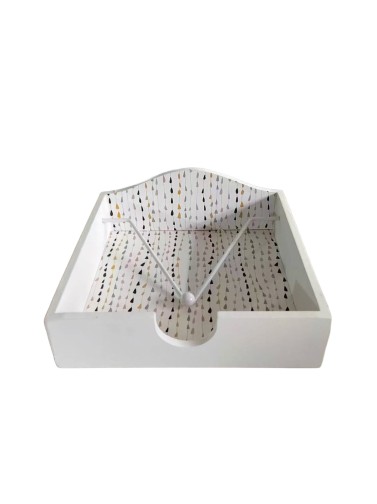 WOODEN AND METAL NAPKIN HOLDER MODEL VITRA