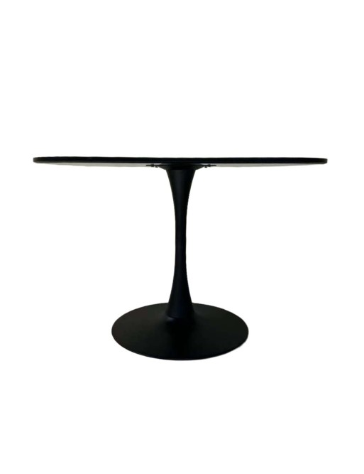 MESA DE MADERA Y METAL MODELO NOMA NEGRA