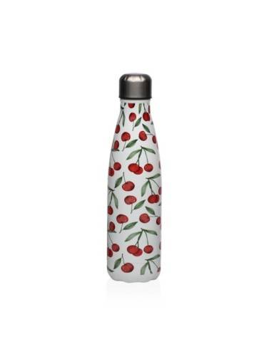 BOTELLA ACERO INOXIDABLE MODELO CEREZAS