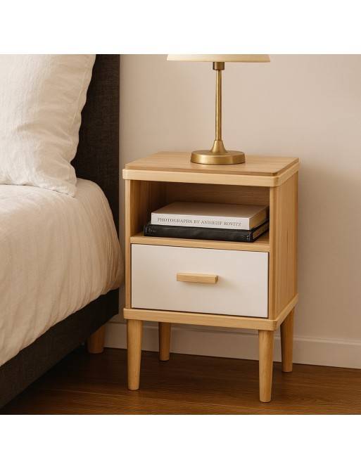 MODÈLE OLAR DE TABLE DE CHEVET EN BOIS AVEC 1 TIROIR MODÈLE OLAR DE TABLE DE CHEVET EN BOIS AVEC 1 TIROIR