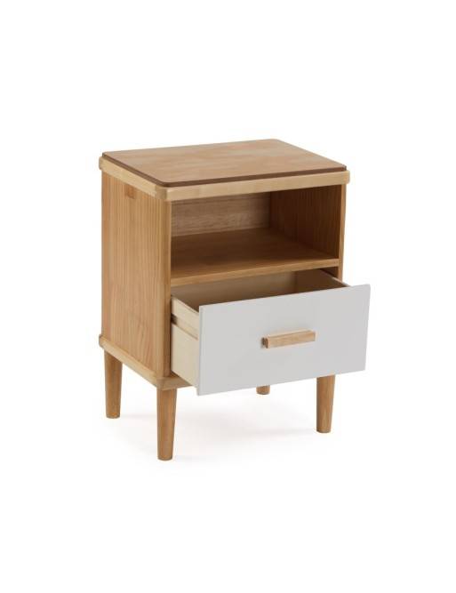 OLAR MODEL WOODEN BEDSIDE TABLE WITH 1 DRAWER OLAR MODEL WOODEN BEDSIDE TABLE WITH 1 DRAWER