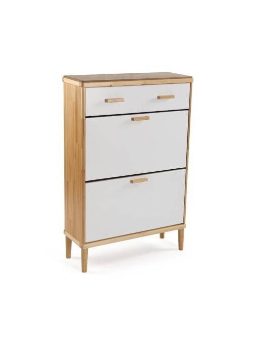 PORTE-CHAUSSURES EN BOIS MODÈLE OLAR AVEC 3 TIROIRS