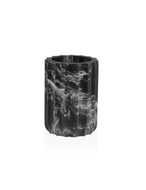 LIMESTONE GRAY TOOTHBRUSH HOLDER