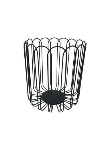 HIGH METAL FRUIT BOWL MODEL ZESTIA BLACK