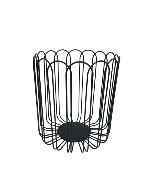 HIGH METAL FRUIT BOWL MODEL ZESTIA BLACK