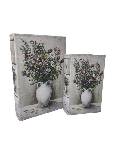 JEU DE 2 LIVRES DE RANGEMENT POUR MAQUETTES DE VASES SAUVAGES