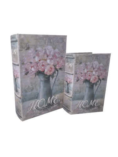 SET OF 2 DECORATION BOOKS MODEL FLOWERS HOME
