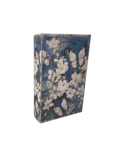 BUTTERFLY FLOWERS MODEL PADLOCK STORAGE BOOK