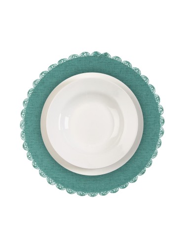 ANEA TURQUOISE MODEL INDIVIDUAL TABLECLOTH