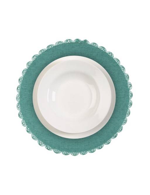 NAPPE INDIVIDUELLE MODÈLE TURQUOISE ANEA