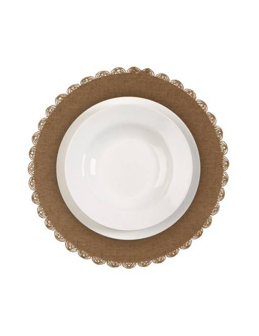 MANTEL INDIVIDUAL MODELO ANEA MARRON