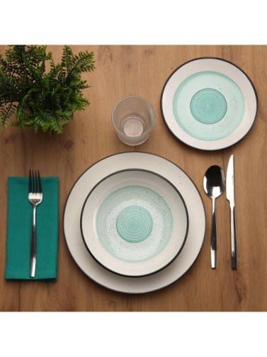 18-PIECE DINNERWARE SET MODEL ARLO GREEN