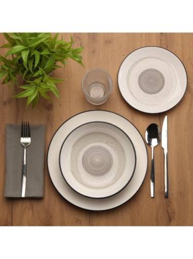 18-PIECE MORGAN GREY DINNER SET