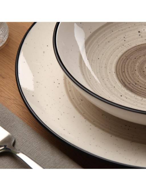 SERVICE 18 PIÈCES MORGAN GRIS SERVICE 18 PIÈCES MORGAN GRIS