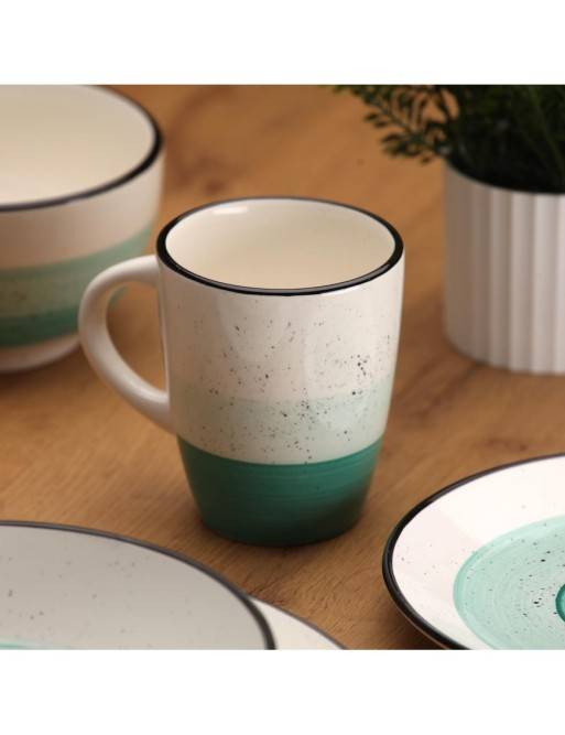 TASSE OU TASSE DE PETIT-DÉJEUNER ARLO GREEN TASSE OU TASSE DE PETIT-DÉJEUNER ARLO GREEN